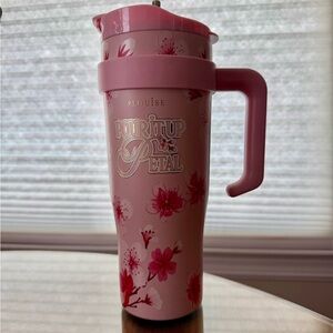 P.Louise Pink Floral Travel Mug